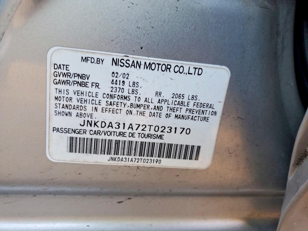 2002 INFINITI I35