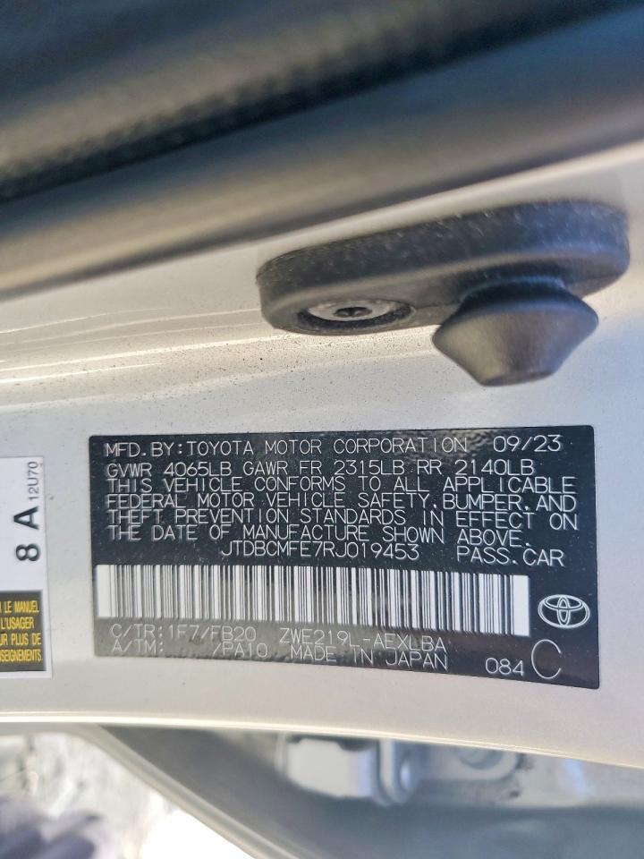 2024 TOYOTA COROLLA