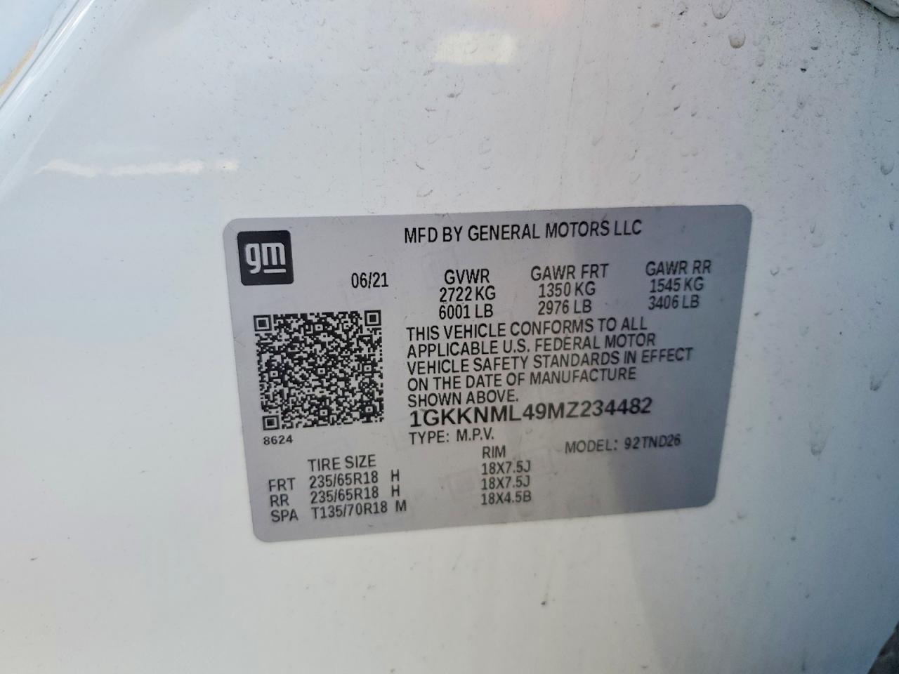2021 GMC ACADIA