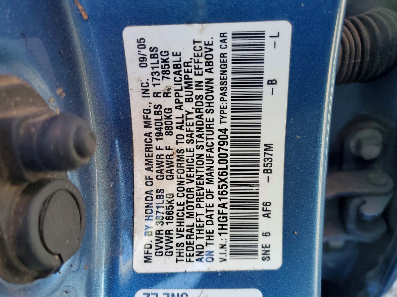 2006 HONDA CIVIC