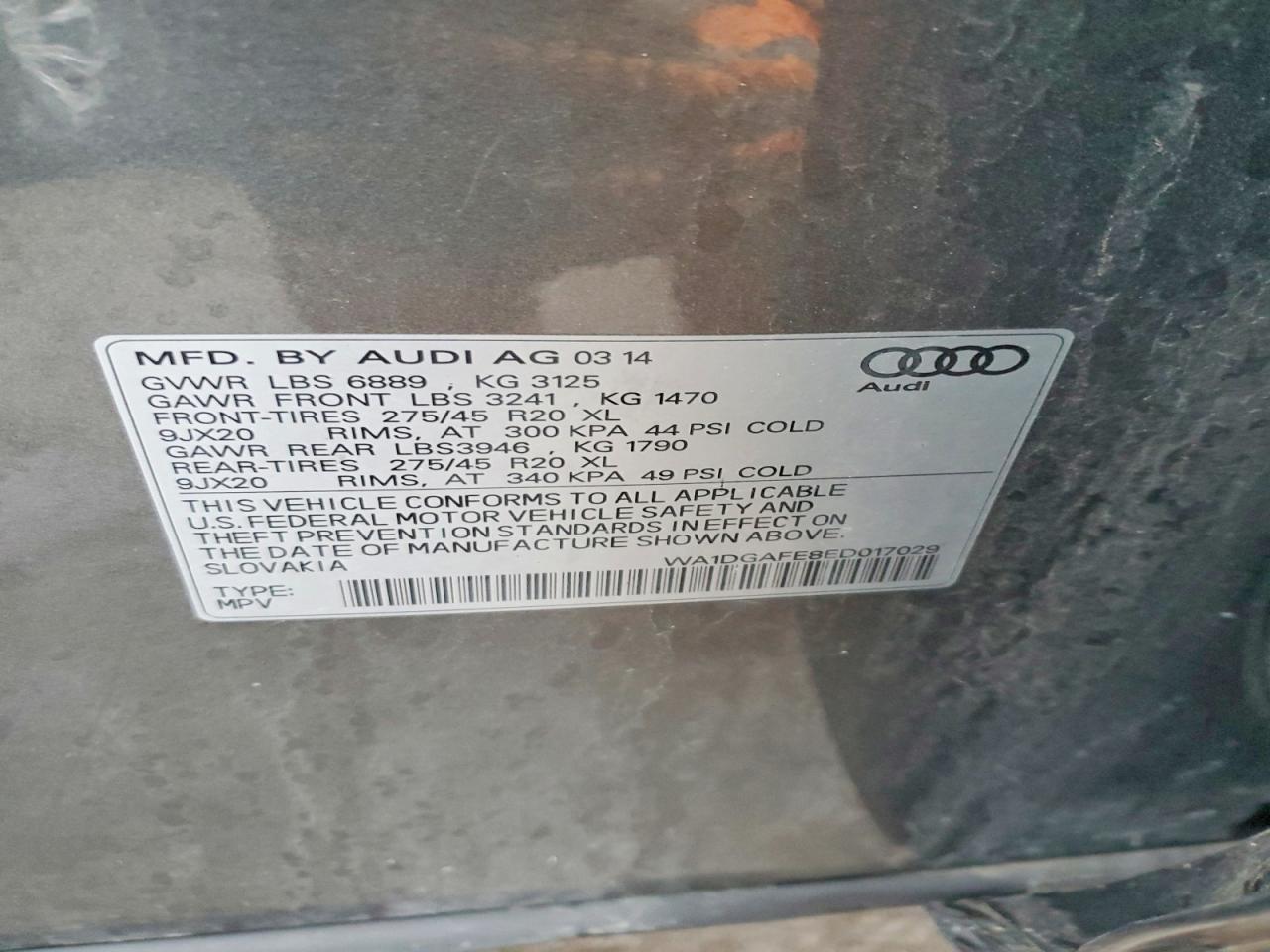 2014 AUDI Q7