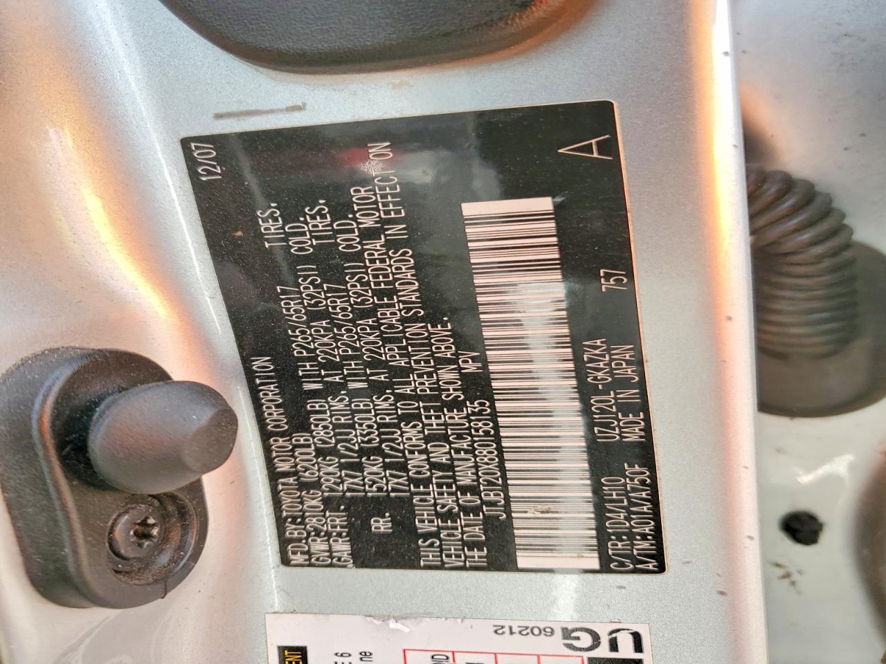 2008 LEXUS Gx 470