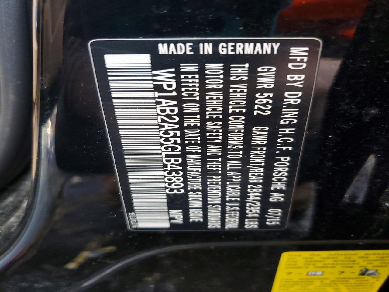 2016 PORSCHE Macan