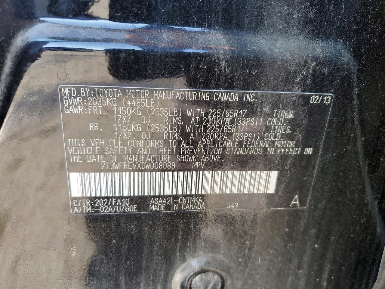 2013 TOYOTA RAV4