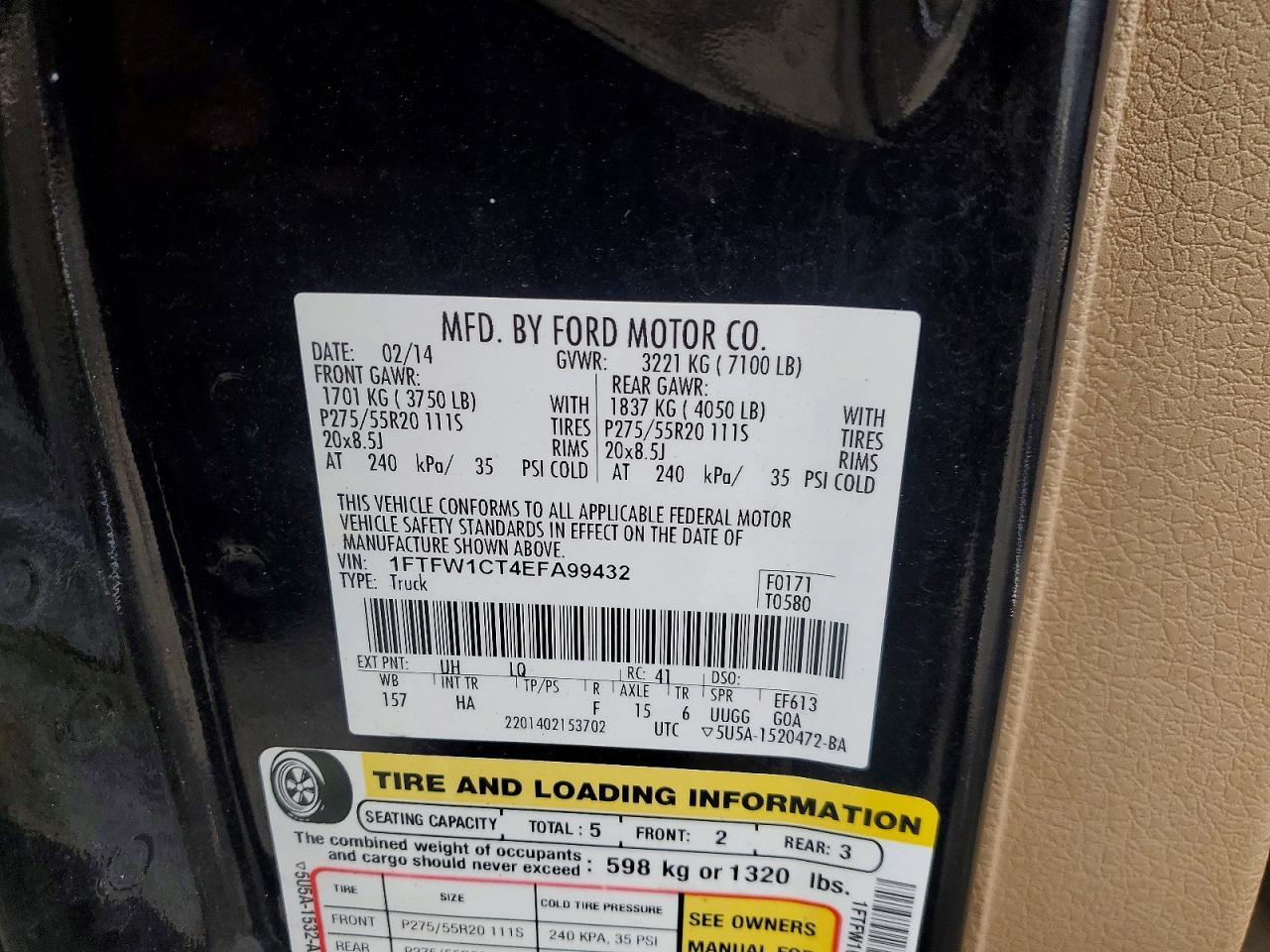 2014 FORD F-150