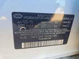 2016 HYUNDAI SONATA