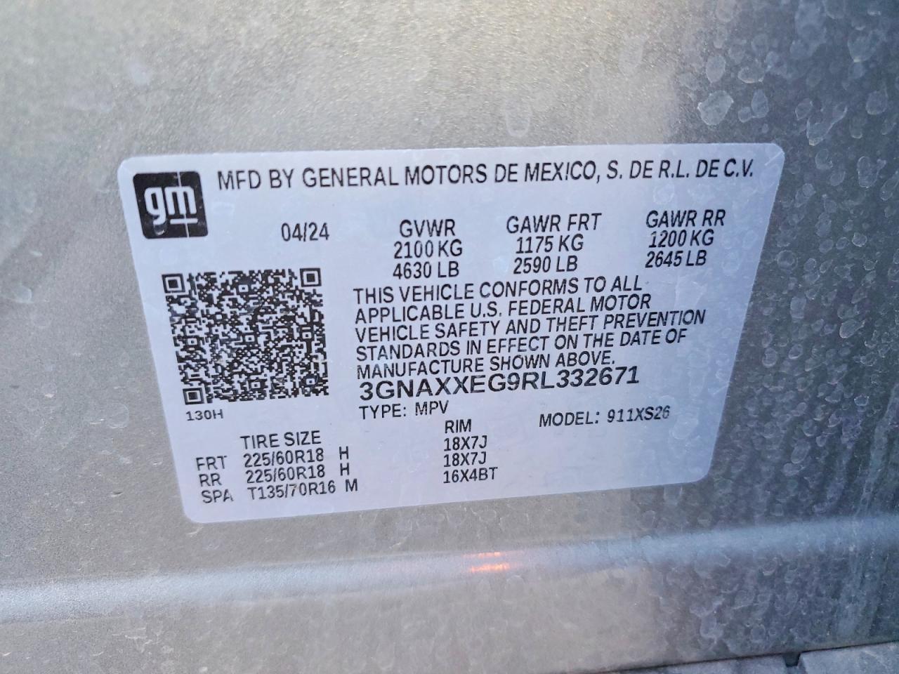 2024 CHEVROLET EQUINOX