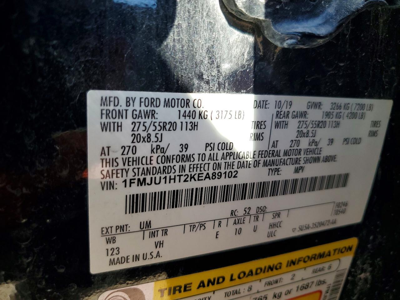 2019 FORD Expedition