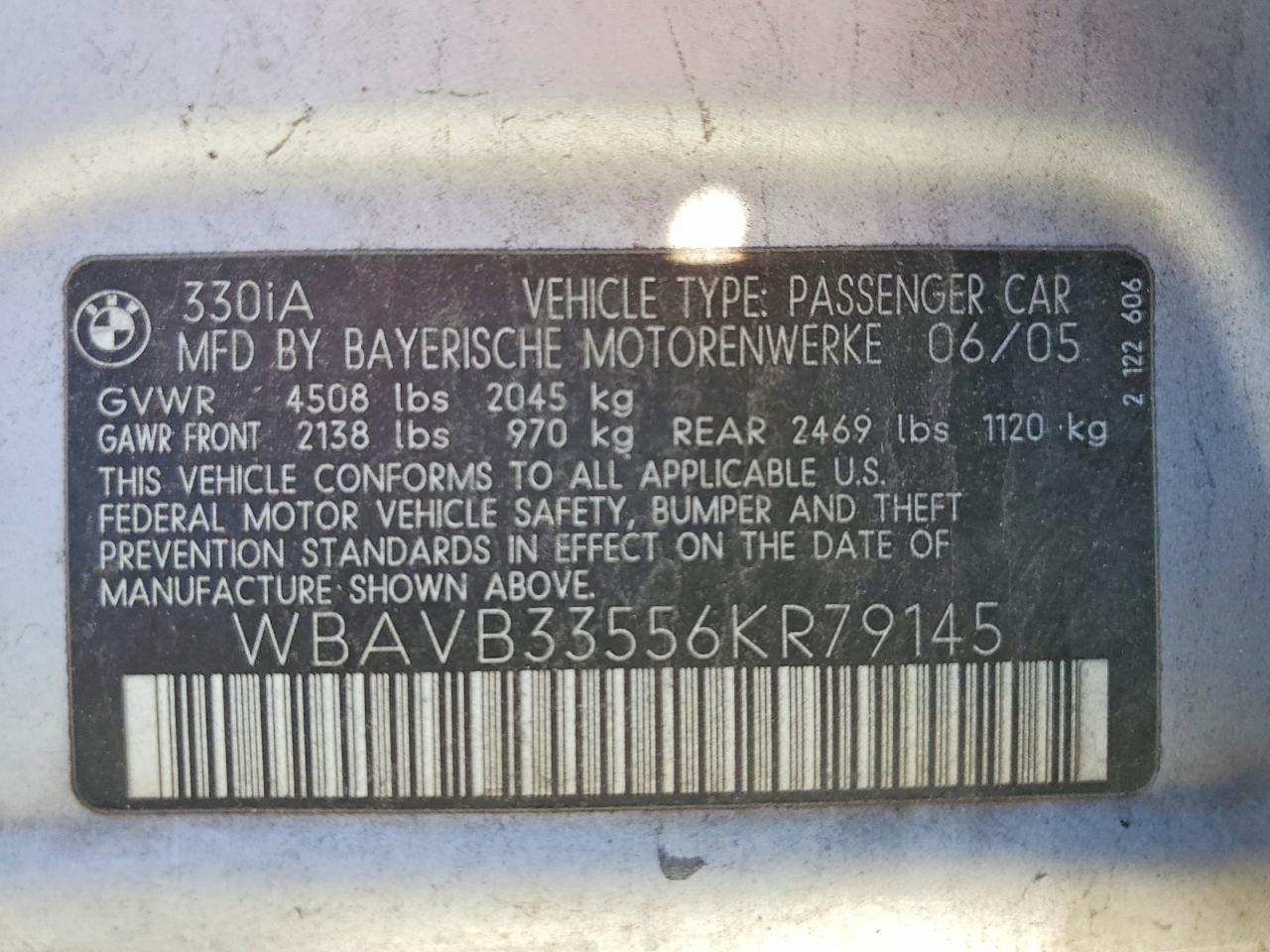 2006 BMW 3 SERIES