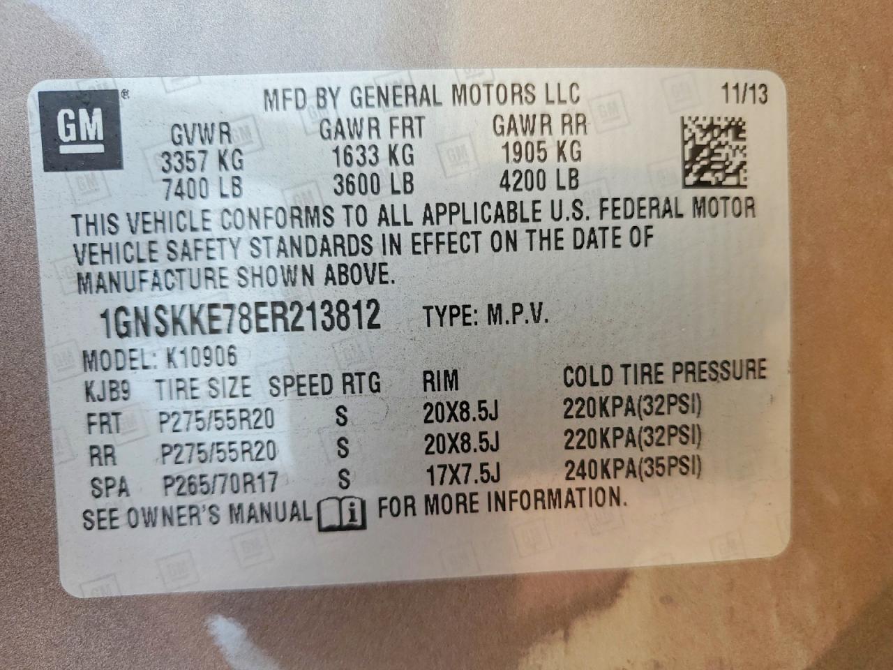 2014 CHEVROLET Suburban