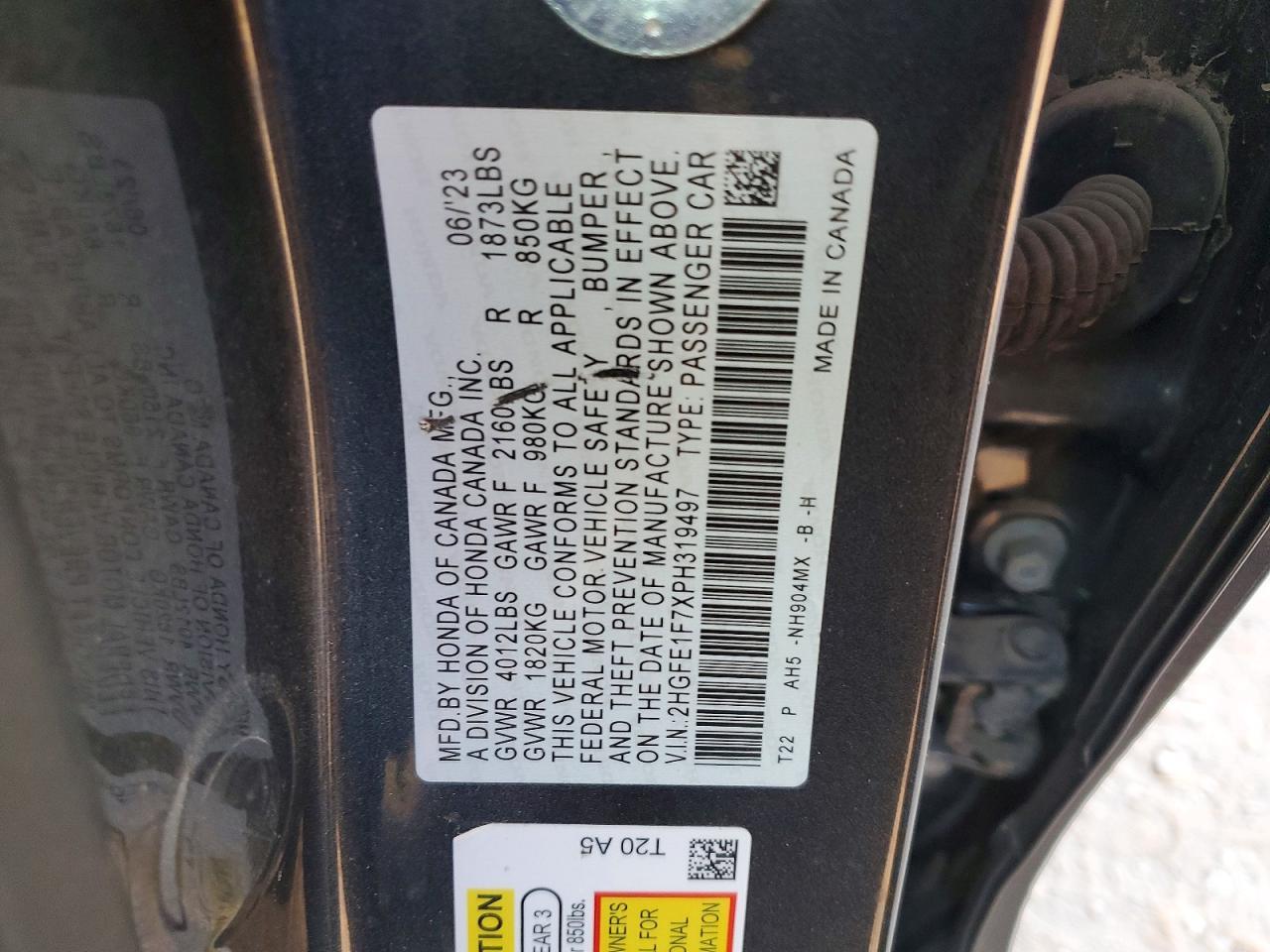 2023 HONDA CIVIC