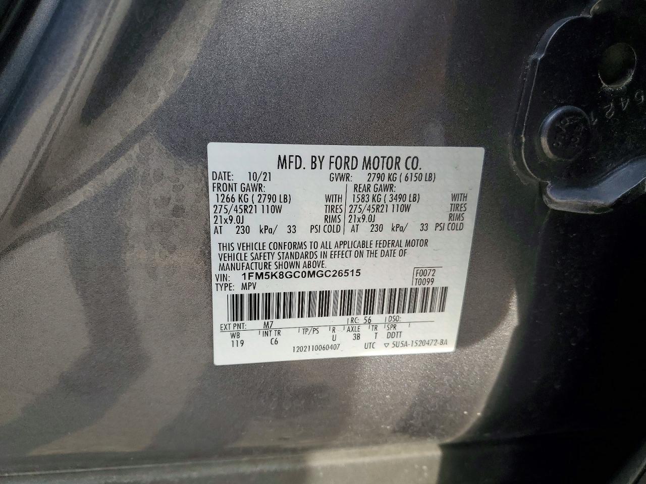 2021 FORD EXPLORER