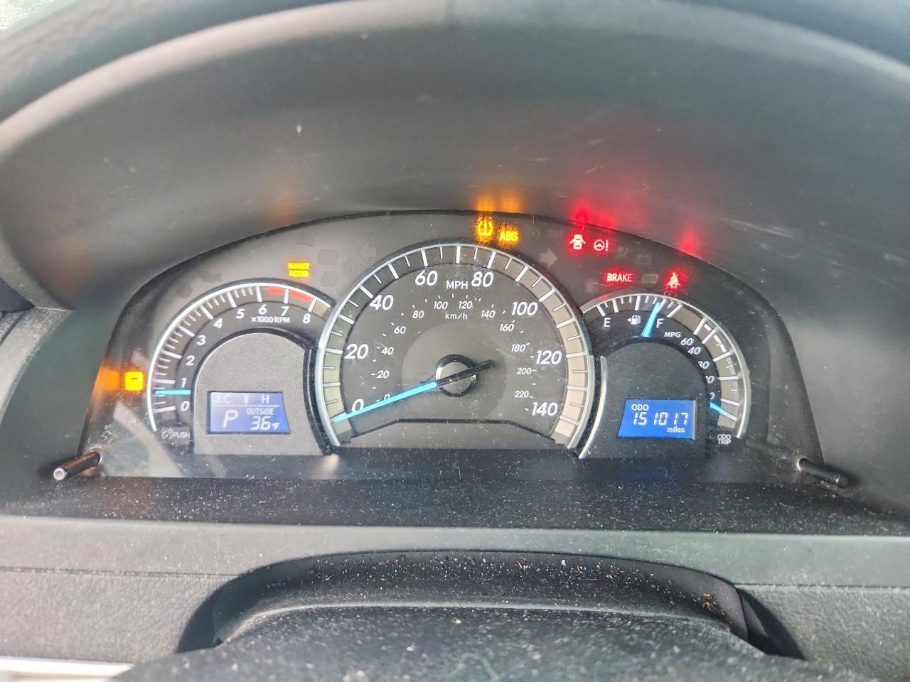 2012 TOYOTA CAMRY