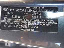 2020 KIA FORTE