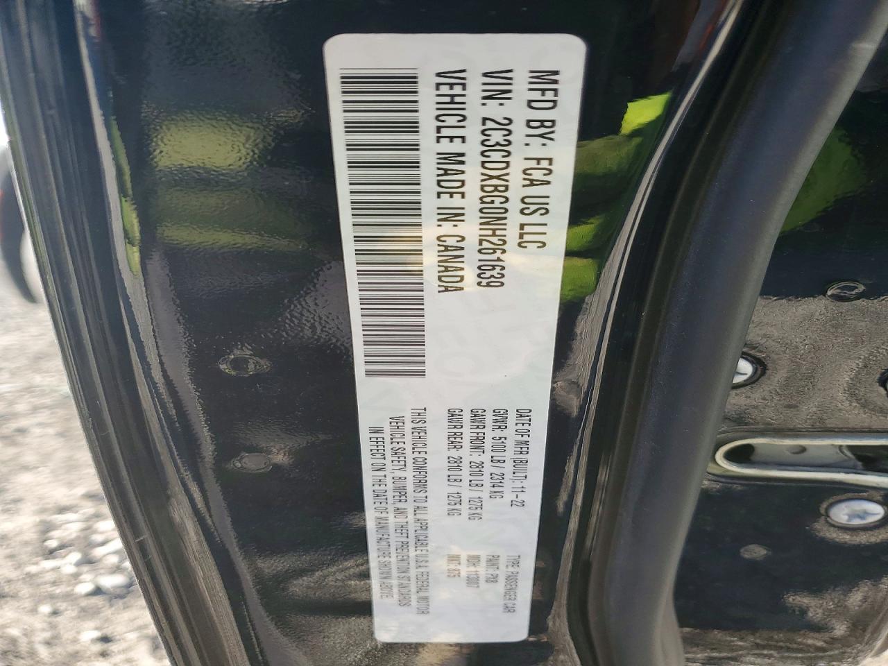2022 DODGE CHARGER
