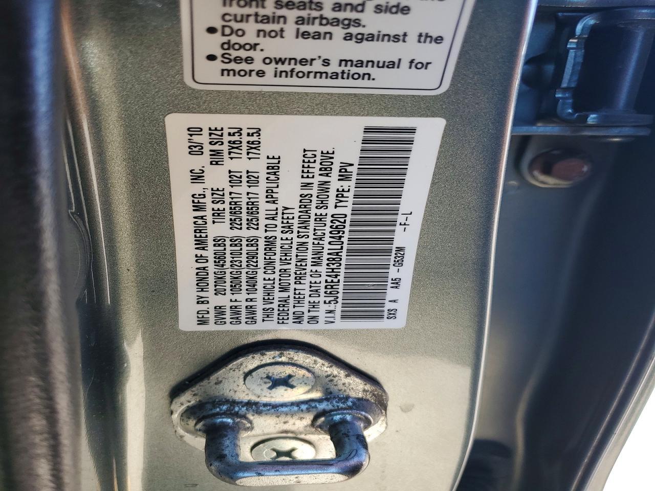 2010 HONDA CR-V