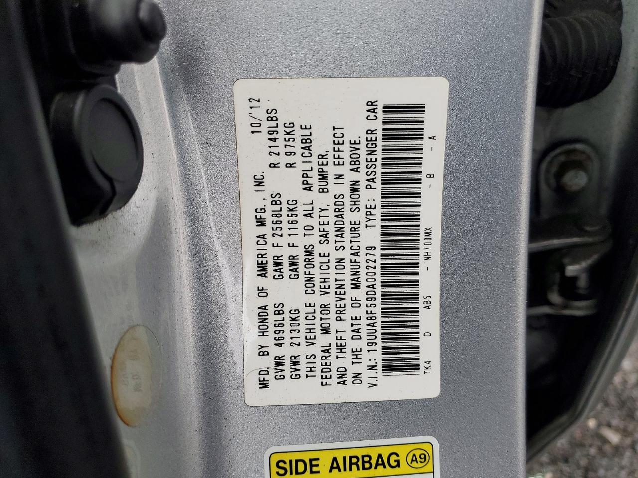 2013 ACURA TL