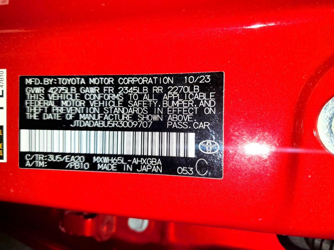 2024 TOYOTA PRIUS