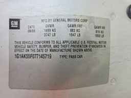 2007 CHEVROLET COBALT