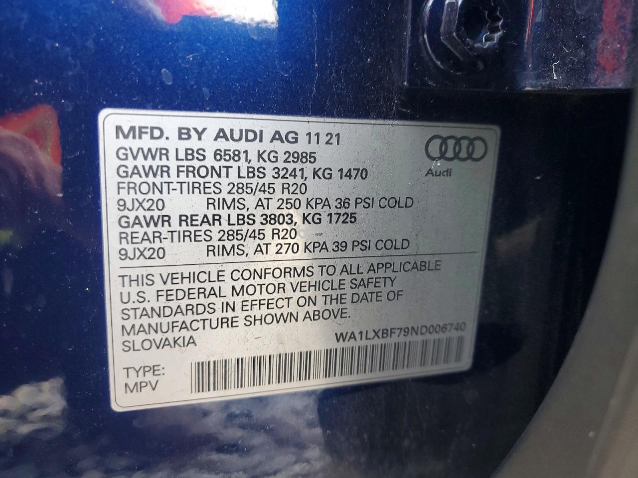 2022 AUDI Q7