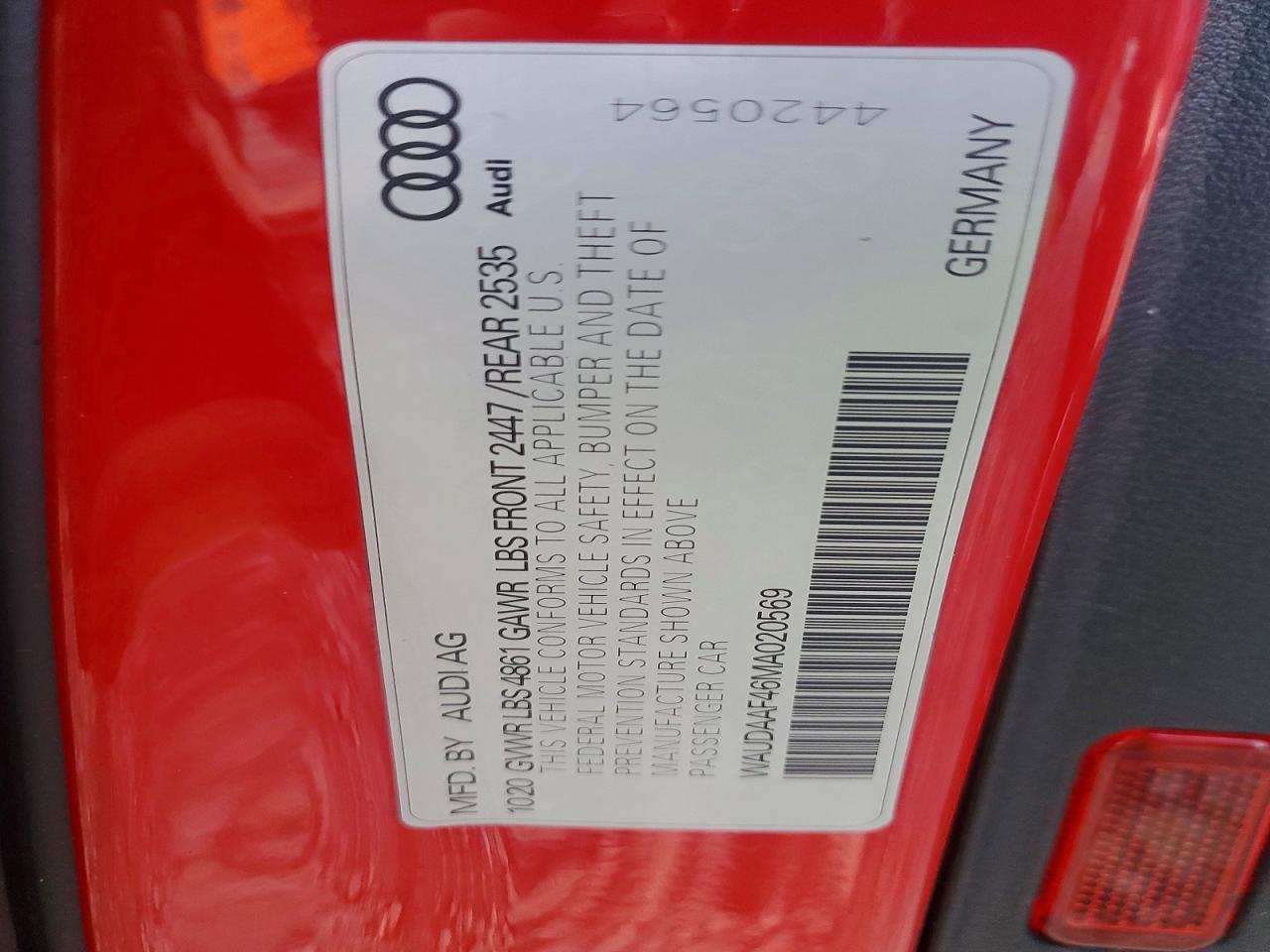 2021 AUDI A4