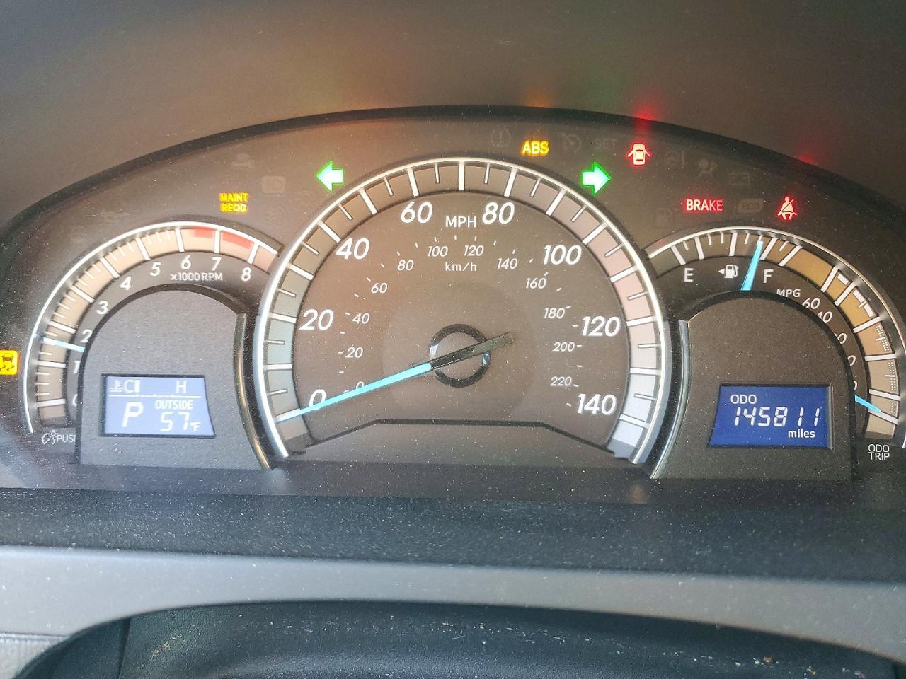 2012 TOYOTA CAMRY