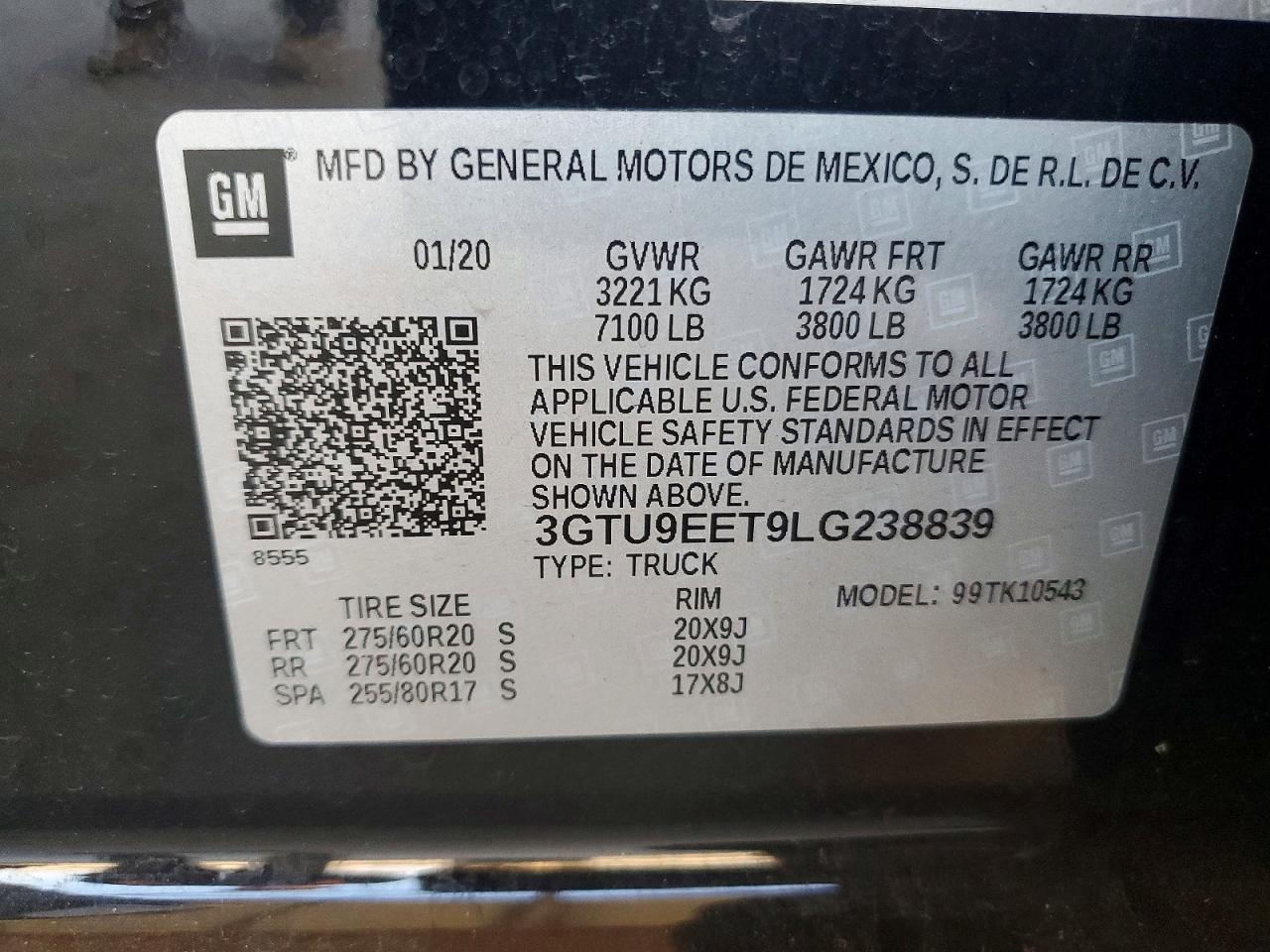 2020 GMC Sierra