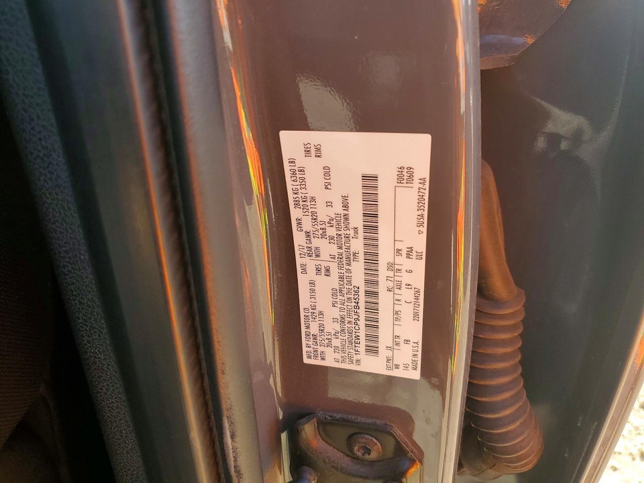 2018 FORD F-150