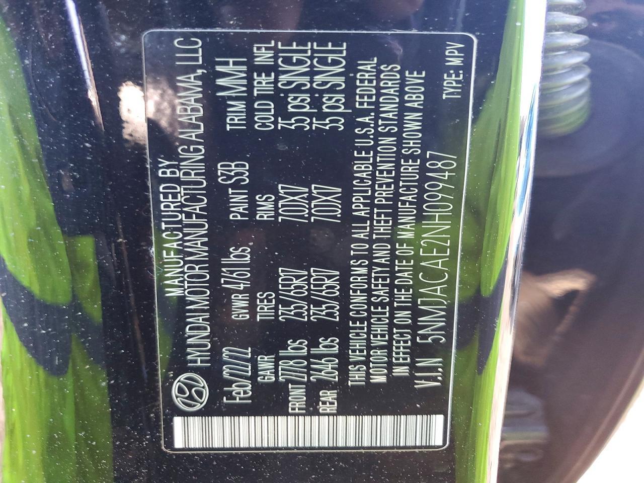 2022 HYUNDAI TUCSON