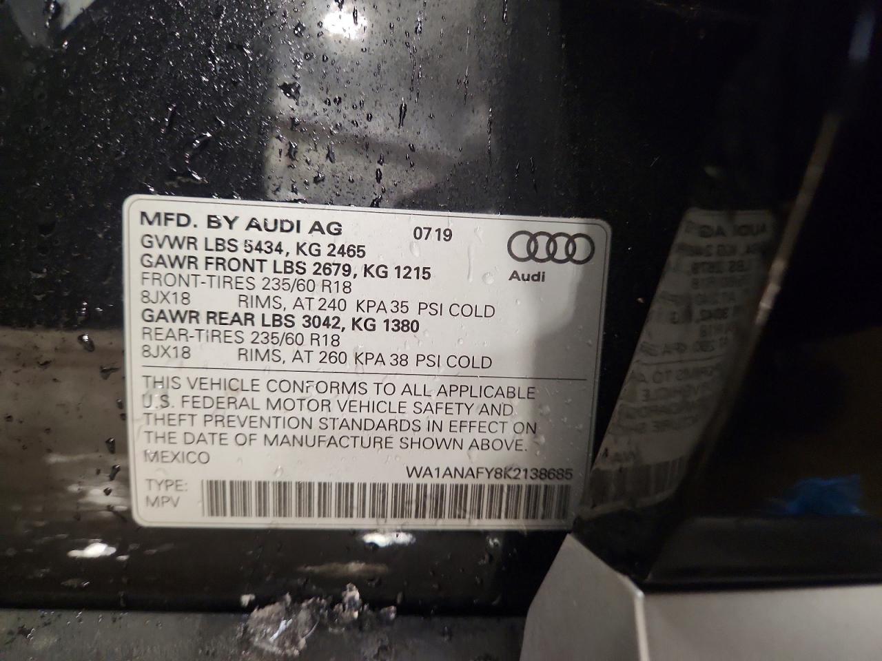 2019 AUDI Q5