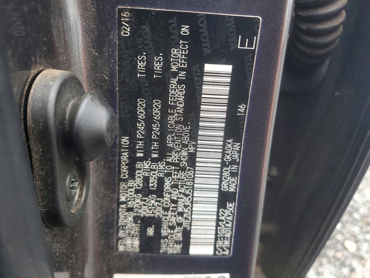 2018 TOYOTA 4Runner