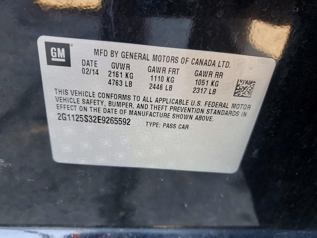 2014 CHEVROLET IMPALA
