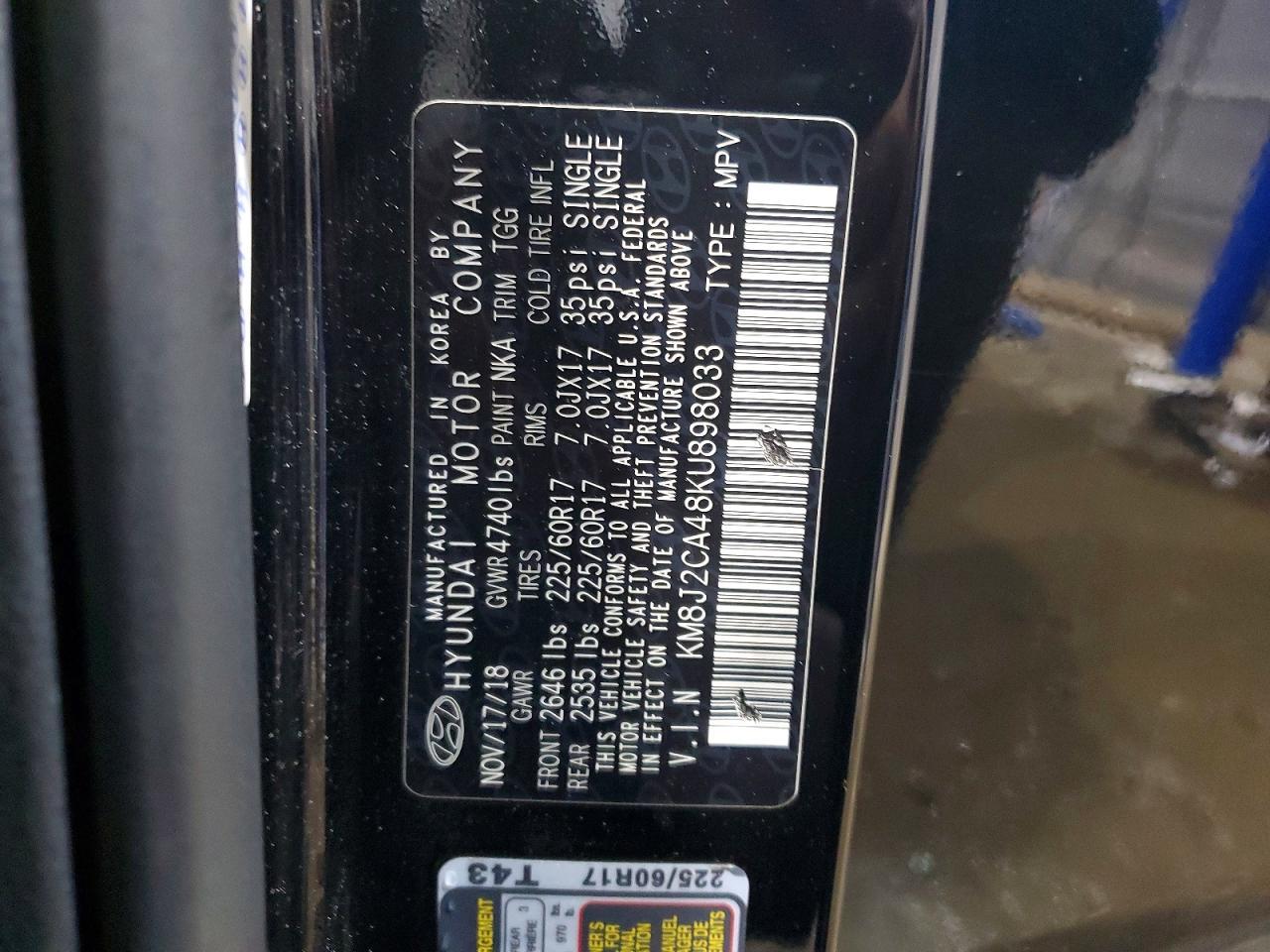 2019 HYUNDAI TUCSON