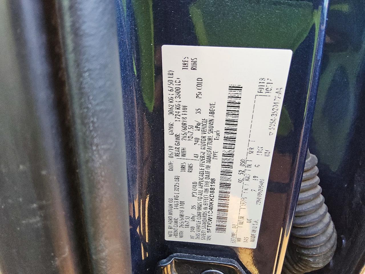 2019 FORD F-150