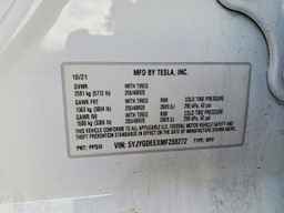 2021 TESLA MODEL Y