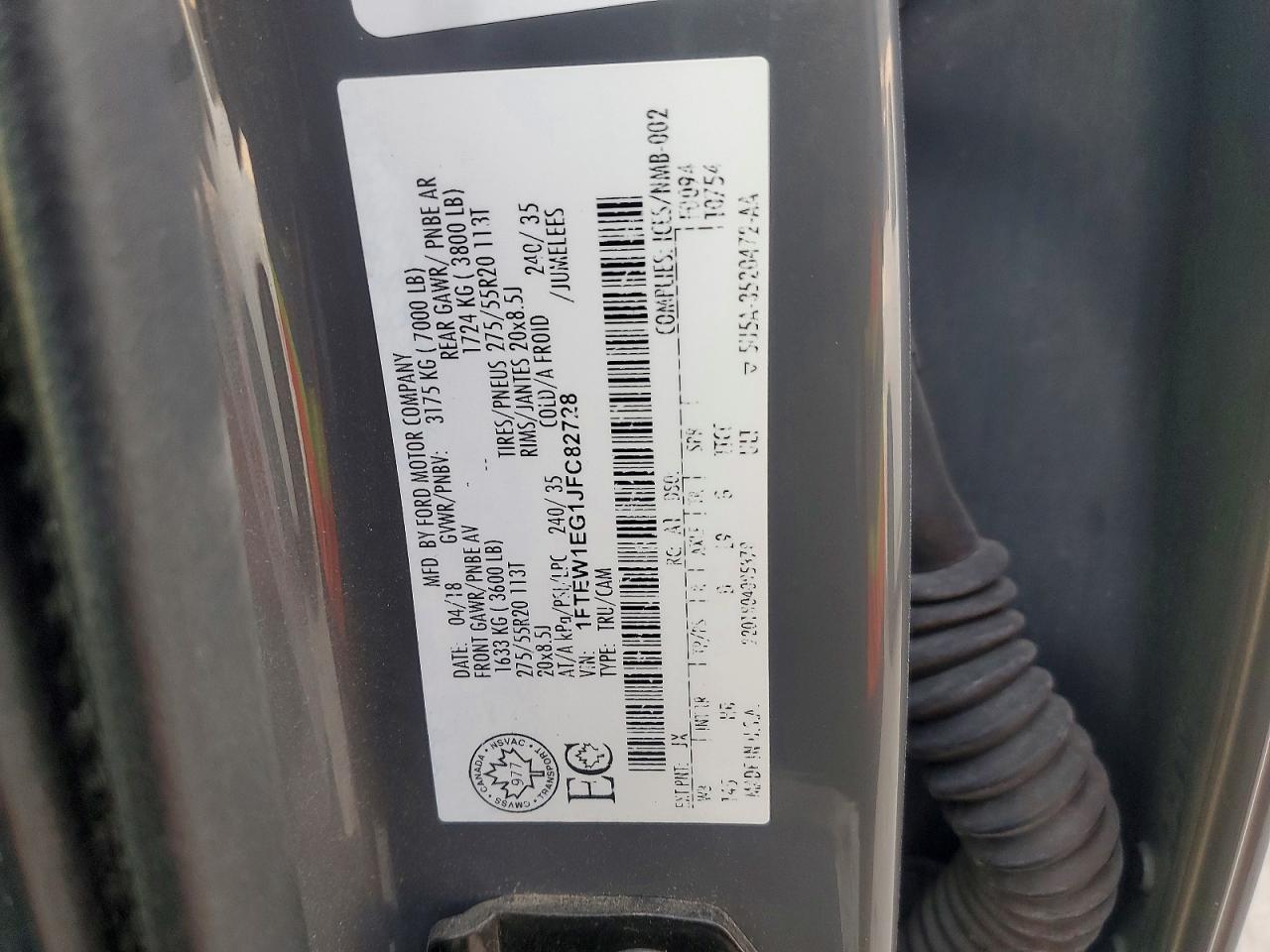 2018 FORD F-150