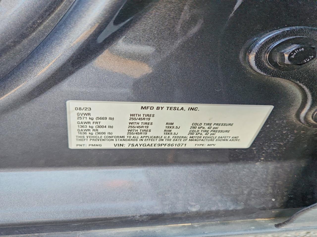 2023 TESLA MODEL Y