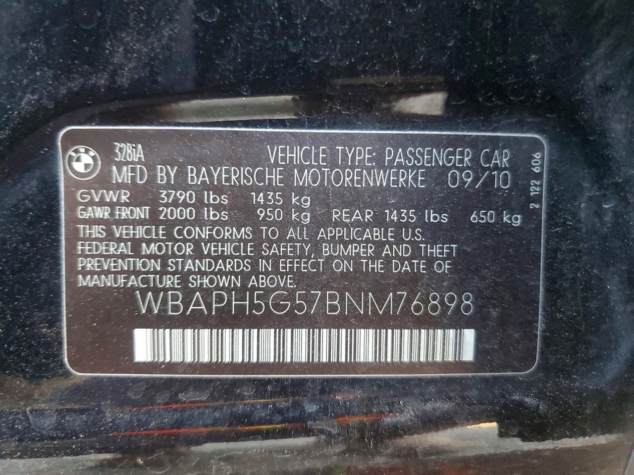 2011 BMW 3 SERIES