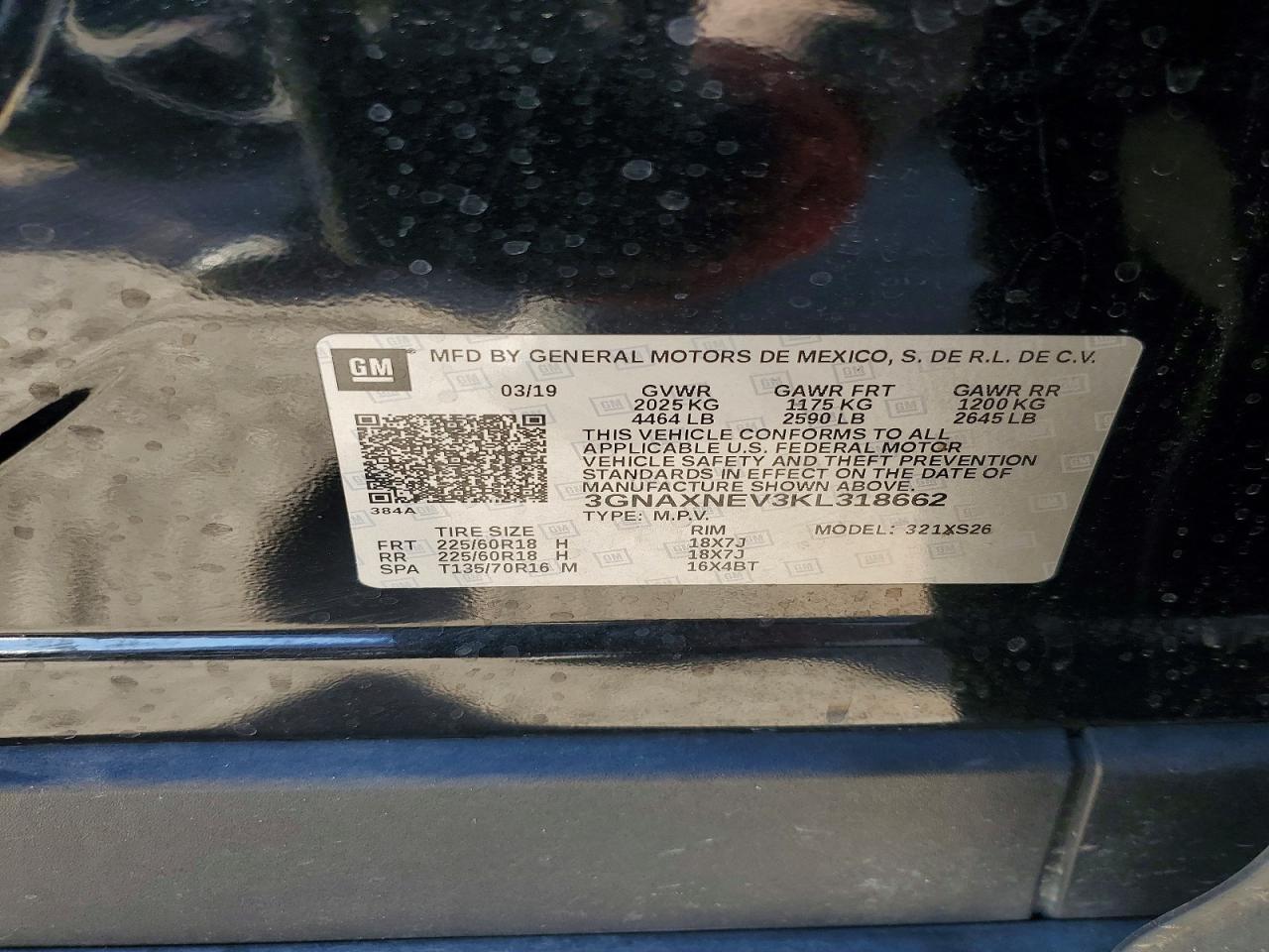 2019 CHEVROLET EQUINOX