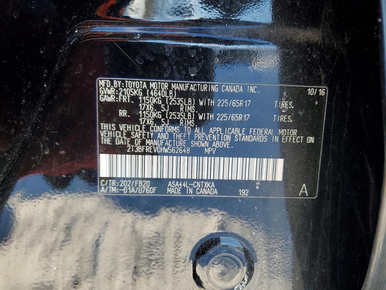 2017 TOYOTA RAV4