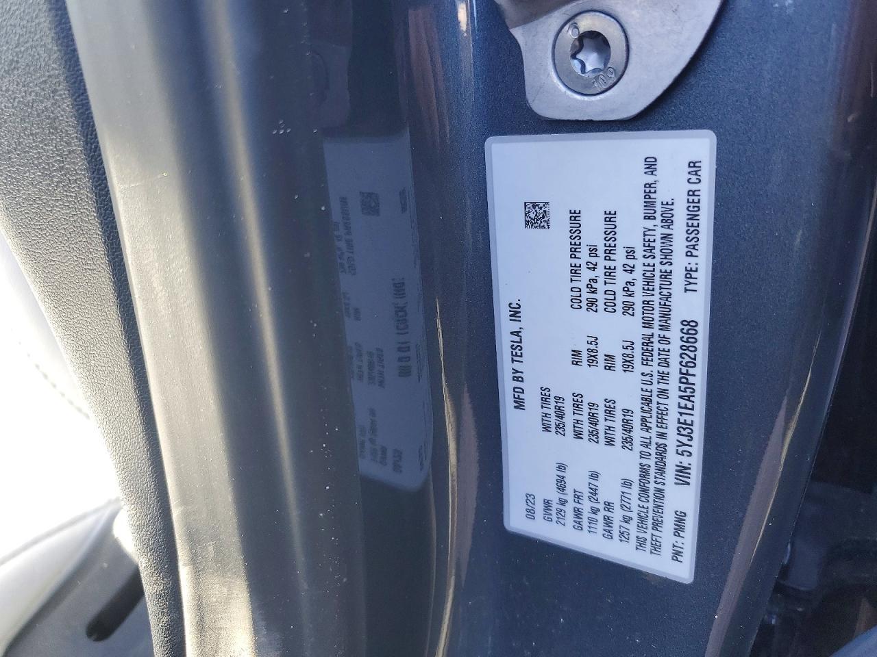 2023 TESLA MODEL 3
