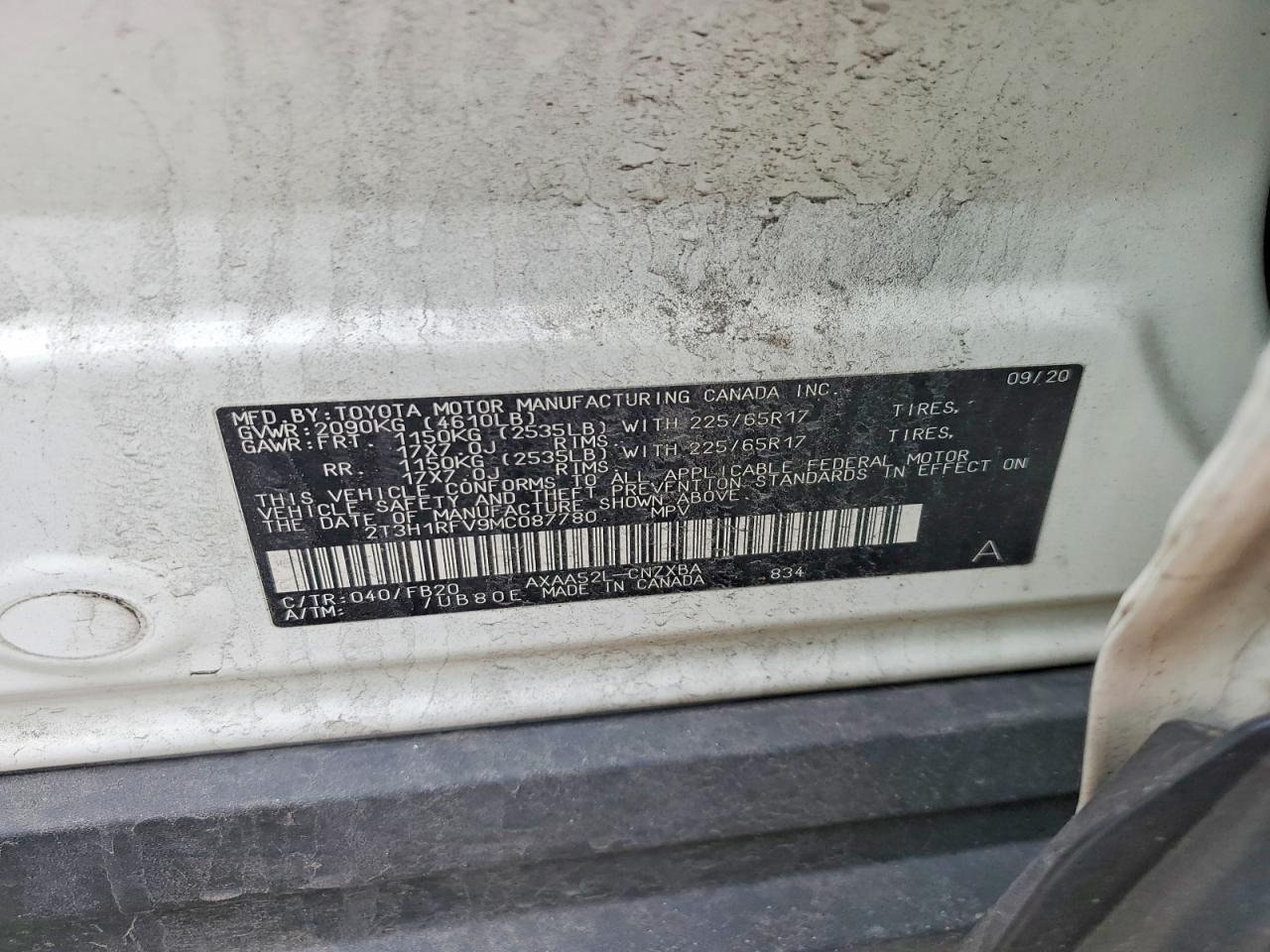 2021 TOYOTA RAV4