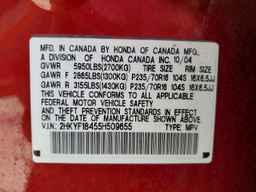 2005 HONDA PILOT