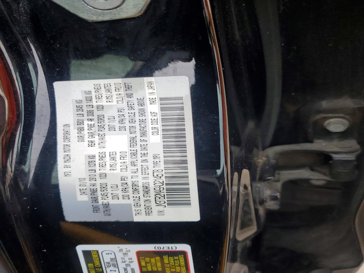 2010 MAZDA CX-9