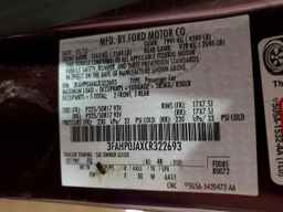 2012 FORD FUSION