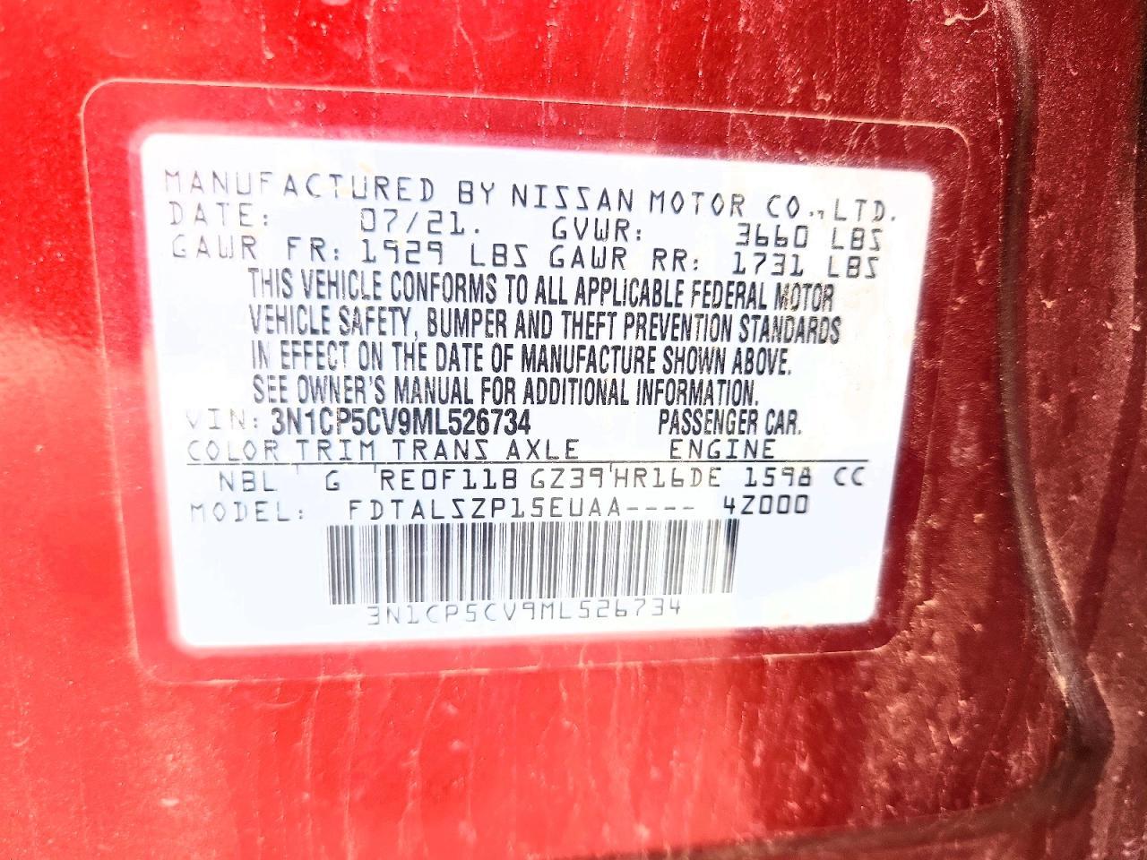 2021 NISSAN KICKS