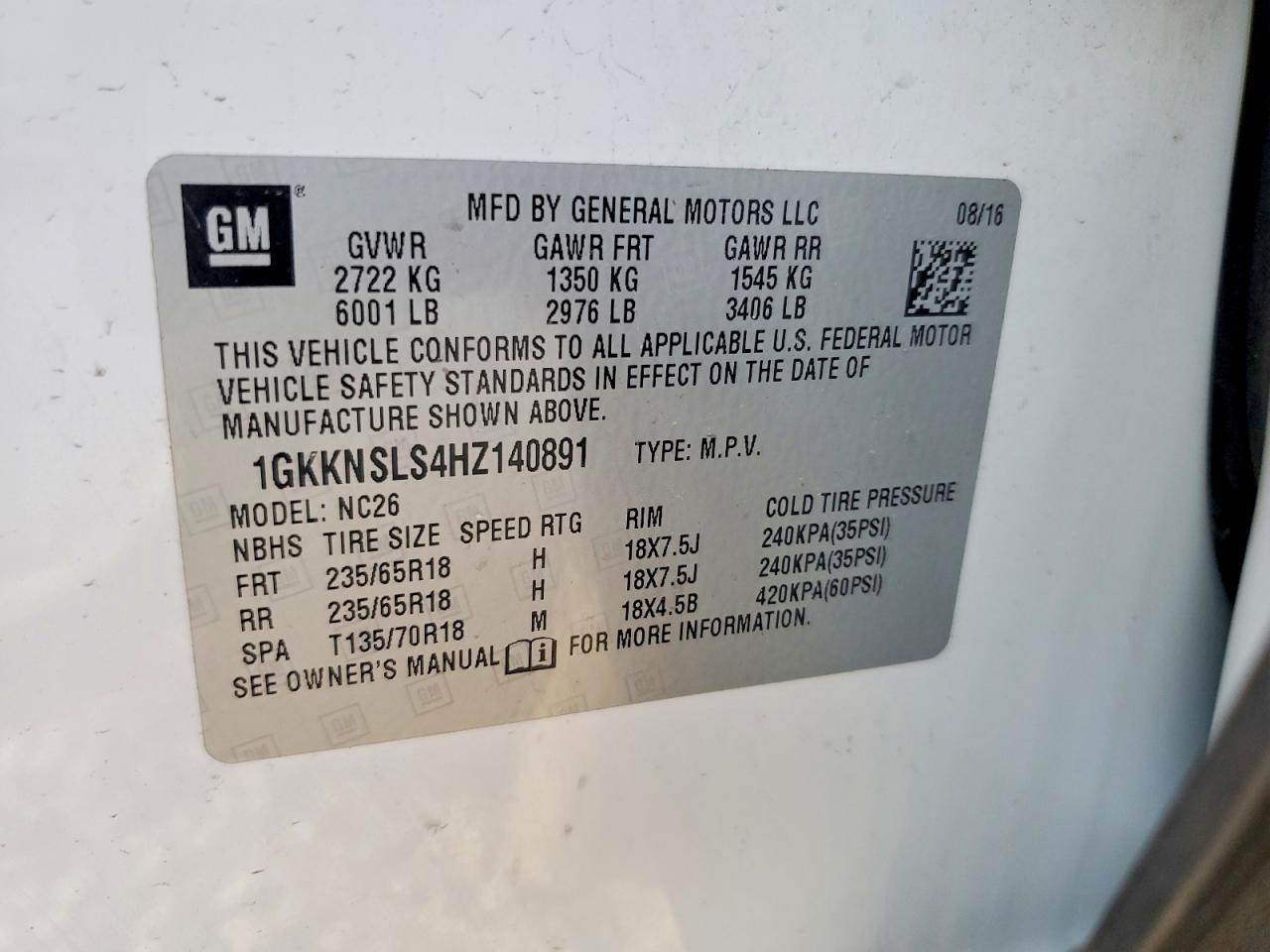 2017 GMC ACADIA