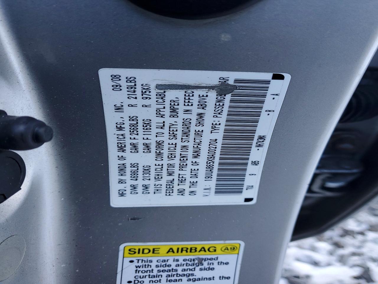 2009 ACURA TL