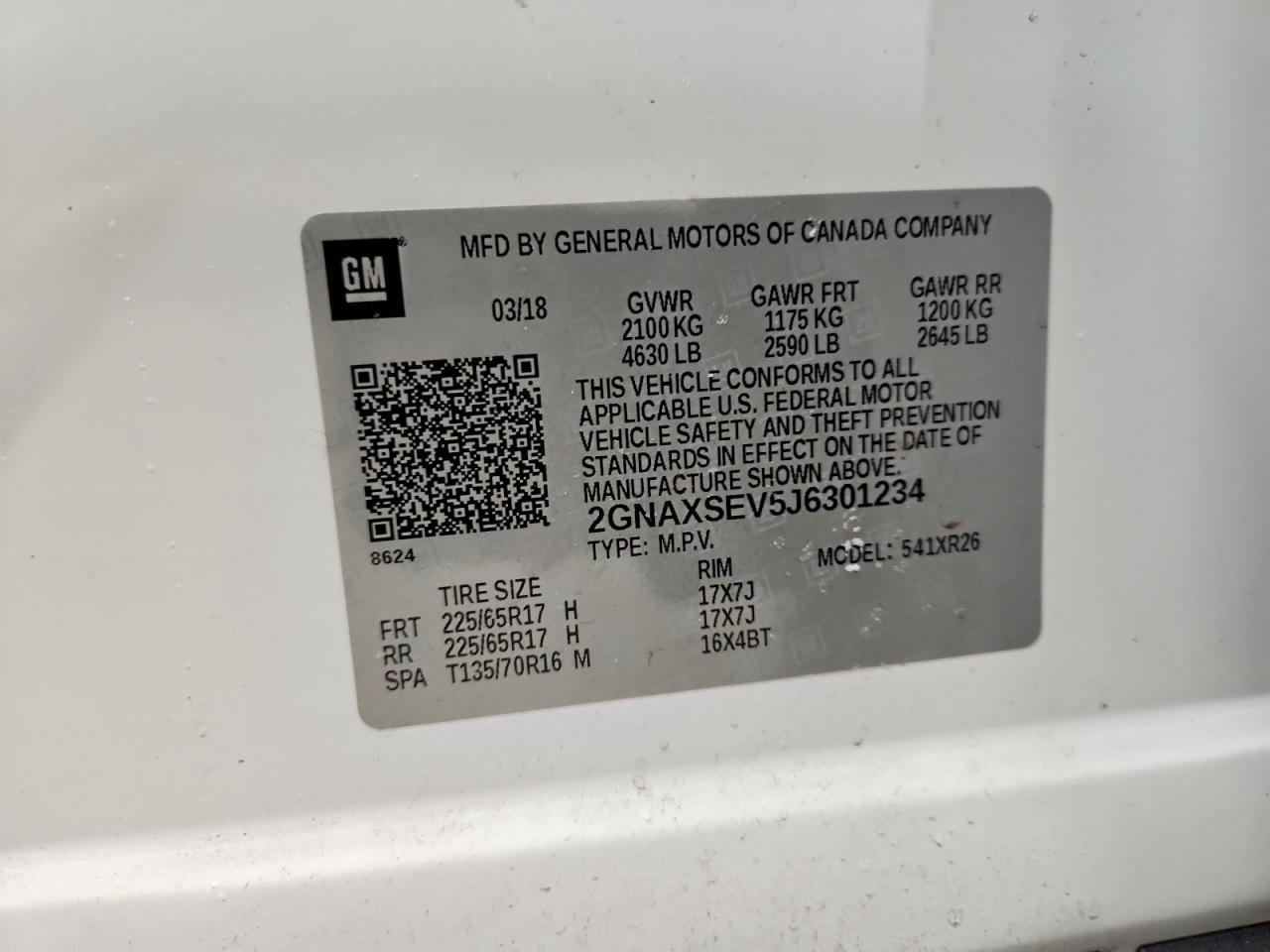 2018 CHEVROLET EQUINOX