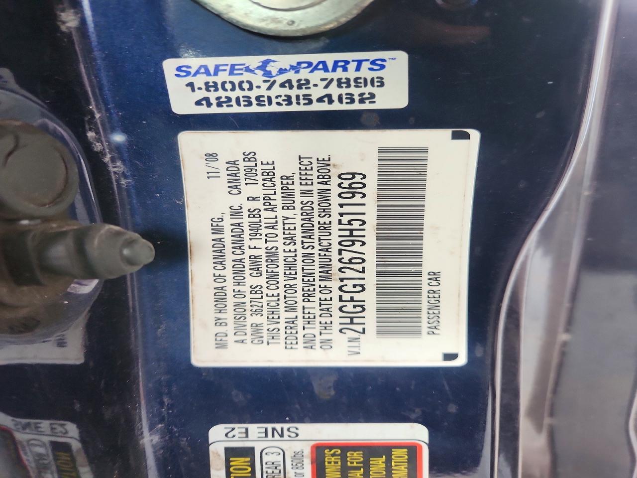 2009 HONDA CIVIC